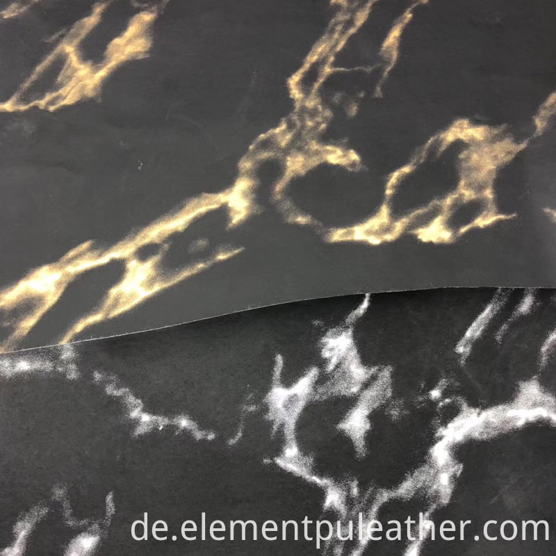 Marmorbedrucktes Heißpressleder Marble Printed Hot Press Leather